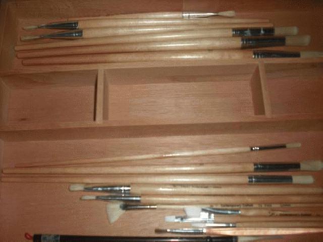 برس رنگ برای اکریلیک یا روغن