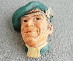 1962 Bossuns سوار کار ماهر دست نقاشی Chalkware فوق العاده! ساخته شده در انگلستان