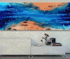 چکیده نقاشی مدرن ساحل 2 توسط هنرمند حرفه ای فلوریدا