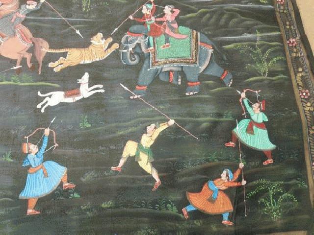 نقاشی بر روی پارچه