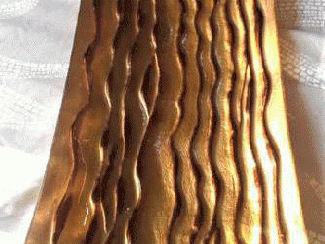 طلا موج دار بافت محور سینی