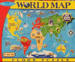 برای فروش-نقشه جهان طبقه پازل
