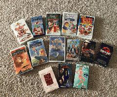 12 VHS TAPES / MOVIES - فیلم های کریسمس فیلم های کلاسیک
