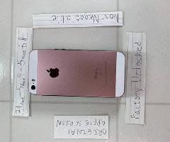 Rose Gold iPhone SE 32gb 1st Edition-Ios 14-100 ٪ باتری-قفل شده است