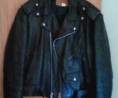 ژاکت موتور سیکلت چرم سیاه و سفید (بازدید کنندگان)