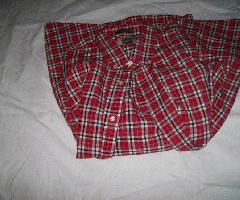 جدید قرمز چاپ پیراهن مردانه- - - XLT (فوق العاده بزرگ/بلند قد)