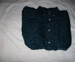 جدید تیره آبی چاپ پیراهن مردانه- - - XLT (فوق العاده بزرگ/بلند قد)