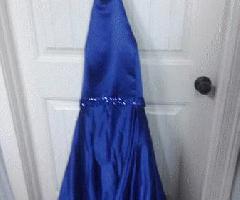 ساقدوش عروس / مدل لباس اندازه 14 آبی سلطنتی