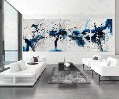 این نقاشی انتزاعی مدرن در هر اتاق نشیمن شما عالی خواهد بود!