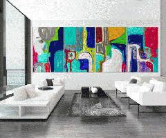 این نقاشی مدرن خیره کننده در خانه شما عالی خواهد بود!
