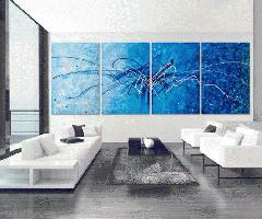 دریافت این نقاشی انتزاعی مدرن زیبا برای خانه شما!