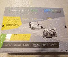 کمپانی ZOTAC بازی کارت گرافیک GeForce RTX 3070 دوقلو لبه OC نسخه سفید