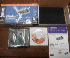Linksys 10/100 Etherfast آداپتور PCI