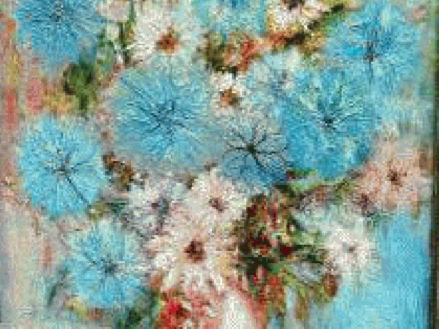  بزرگ, طولانی, فوق العاده ضخیم پاستل IMPASTO هنوز هم زندگی!