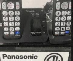 پاناسونیک دیجیتال سیستم تلفن بی سیم 2 تلفن سیستم پاسخگویی KX