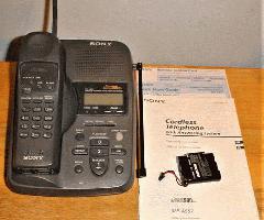 تلفن بی سیم سونی با مدل سیستم پاسخگویی - Spp-A957 کار می کند!