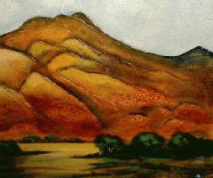 بزرگ, کامل, پررنگ - نارنجی کوه. محدوده نادیده می گیرند تلخ دره کویر