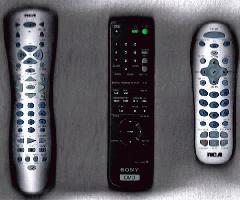 (بسیاری از 3) سونی RCA کنترل از راه دور تلویزیون دی وی دی کابل های ماهواره ای صدا تمیز