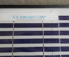 نور خورشید ایالات متحده 20 ولت ، پانل خورشیدی 10 وات