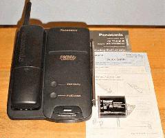پاناسونیک 900 مگاهرتز تلفن بی سیم مدل شماره. Kx-Tc900-B آثار تلفن!