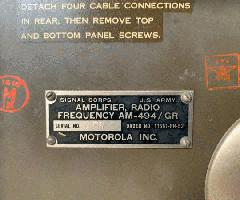 موتورولا AM-494 / Gr جعبه سبز لوله فرستنده رادیویی