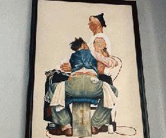 نورمن راکول قاب هنرمند تاتو نقاشی رنگ و روغن