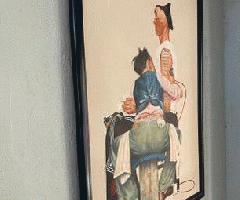 نورمن راکول قاب هنرمند تاتو نقاشی رنگ و روغن