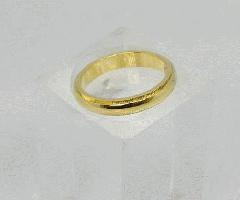 شرکت تیفانی 4mm Millegrain باند عروسی در 18k زرد طلا ، اندازه 9
