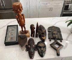 هنر آفریقایی ، ماسک، کنده کاری و ابزار