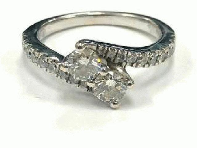 واقعی 14K طلا 3. 2G (تقریبا) اندازه حلقه الماس 5