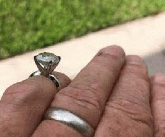 4.0 حلقه الماس قیراط