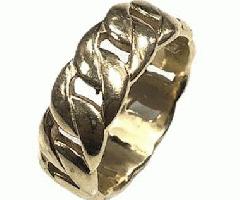 برای هر دو جنس حلقه مد 10kt طلا زرد