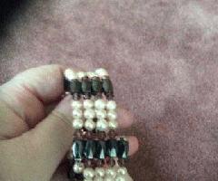 دستبند سنگ های قیمتی قابل تنظیم زیبا