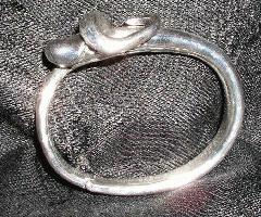 نادر داگ جانز دستبند مار استرلینگ پوشیدنی هنر وابسته به عشق شهوانی امضا