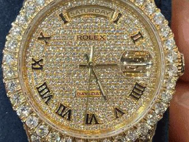 رئيس جمهور رولکس مناس 36mm 5.ct الماس گودی