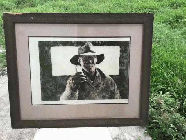  کار هنری قاب پیر مرد