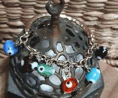 شیشه ای ترکیه دستبند جذابیت چشم بد