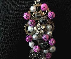 آویز Steampunk در زنجیره سیم