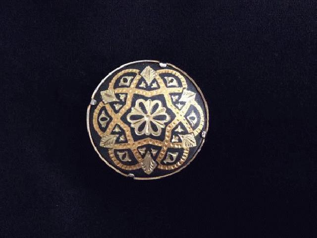 Damascene Star pin ساخته شده در Toledo, اسپانیا