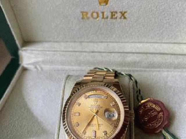 طلا رولکس روز تاریخ دیده بان باید ببینید!!!! $499 OBO