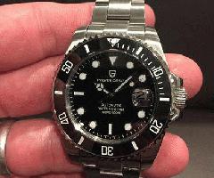 Pagani Design Mens Automatic Diver Watch-نام تجاری جدید در جعبه