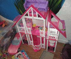مجموعه باربی: خانه رویایی ، جت ، اتومبیل و چند عروسک