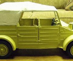 مقیاس 1 / 6th Kubelwagen - برای ارقام عمل 12