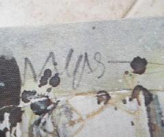 نفت امضا شده بر روی بوم نقاشی aoeST. مارتیناس لین, لندن