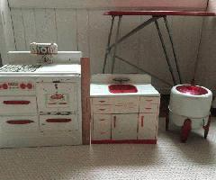 چایلدز 1950s قلع آشپزخانه بازی مجموعه