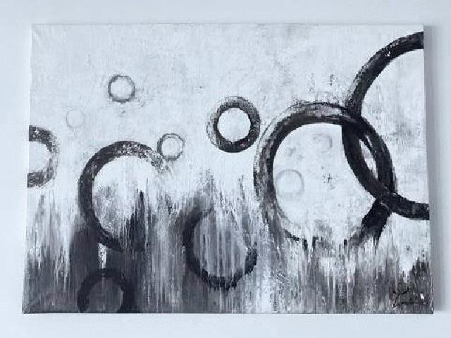 نقاشی بزرگ اکریلیک زیبا