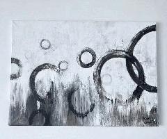 نقاشی بزرگ اکریلیک زیبا